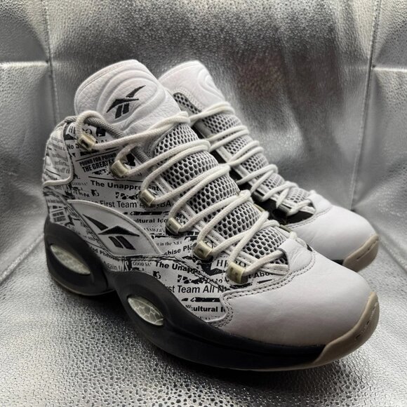 Size 11 Reebok Question Mid Misunderstood Allen Iverson Men's Shoes V69765 - Picture 1 of 11